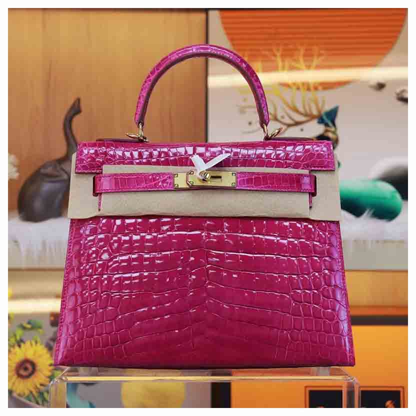 女士鳄鱼皮手提包订制