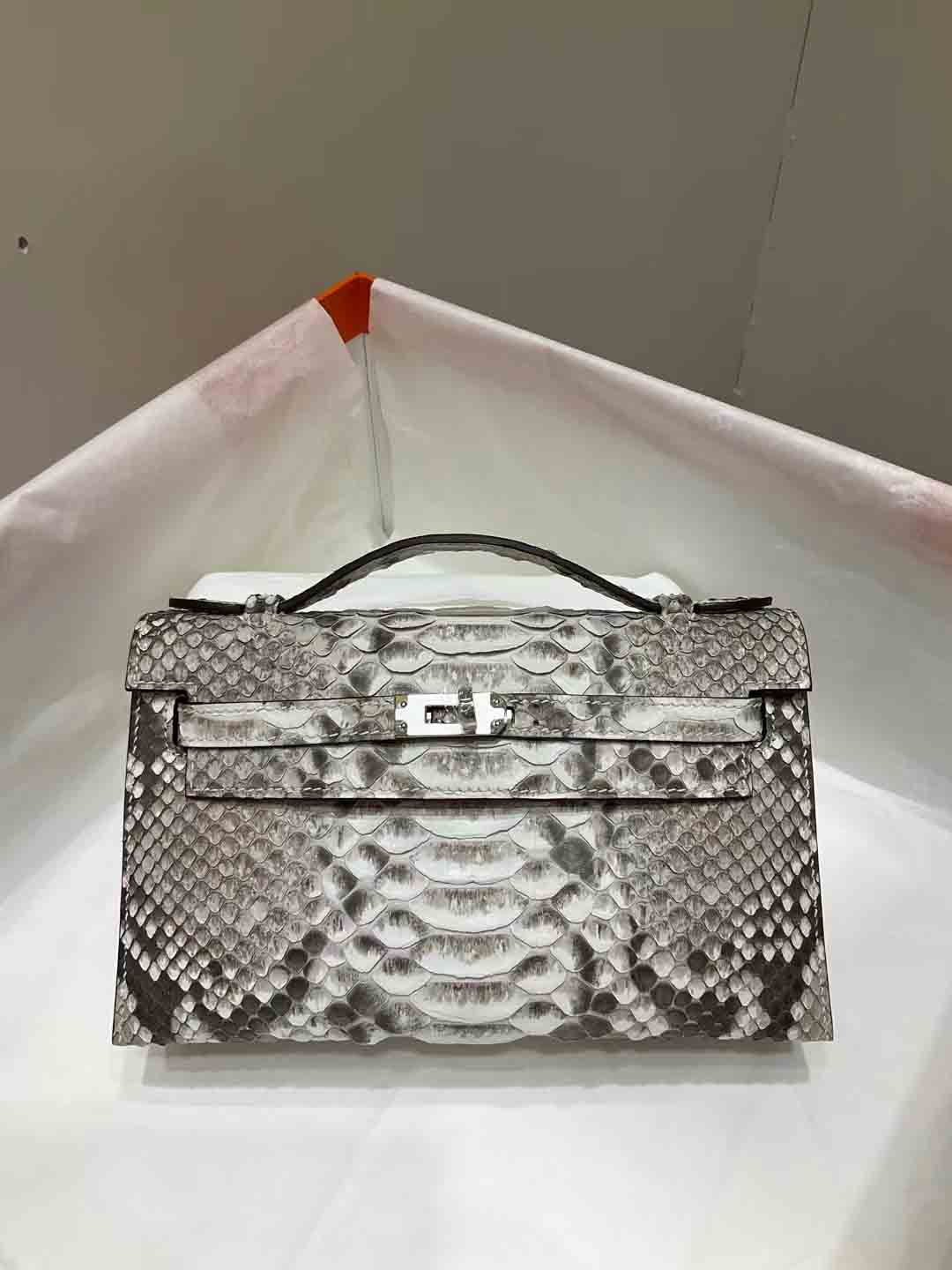 一代 进口印尼大蟒手提包