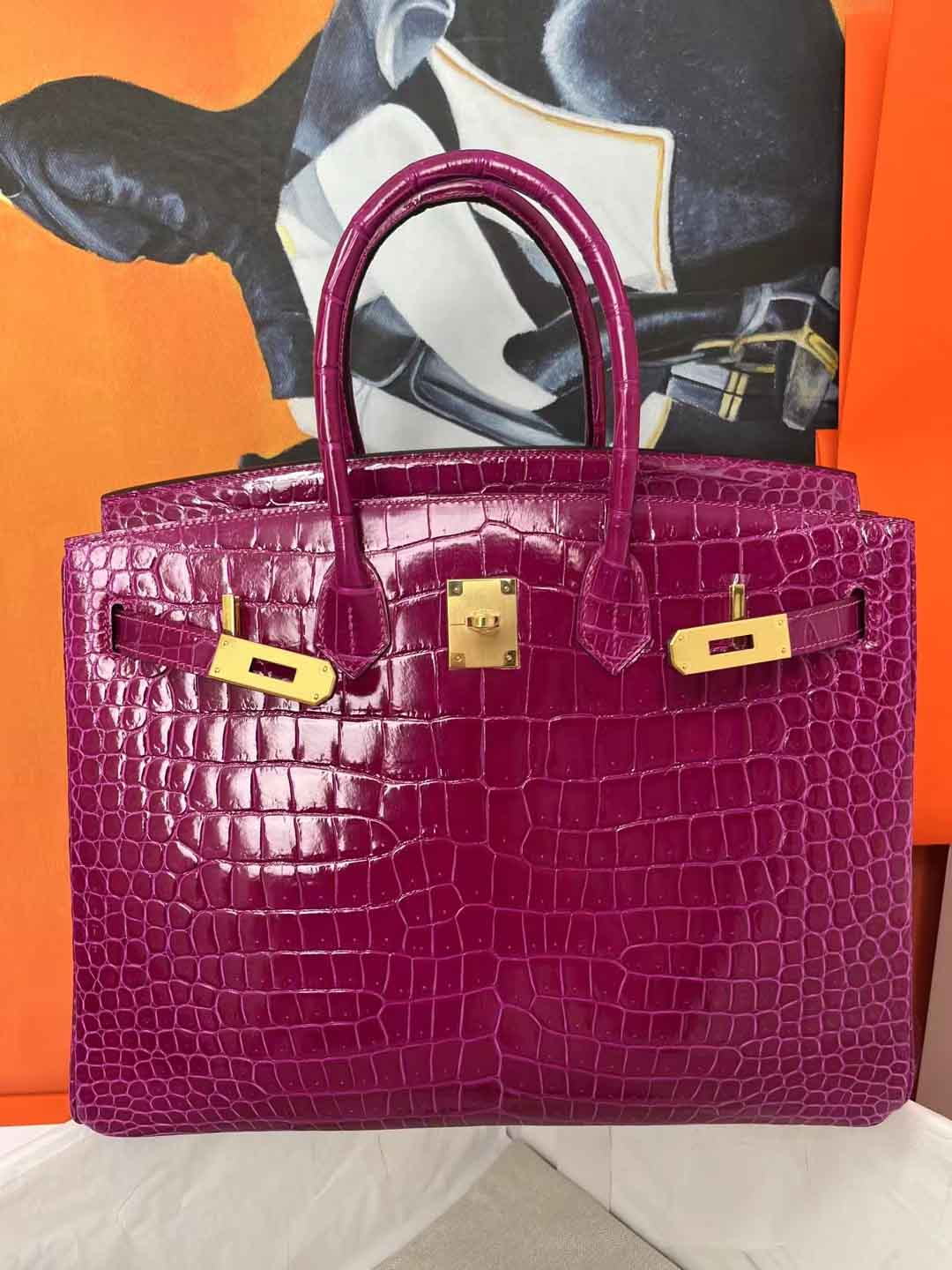 hcp亮面Birkin35