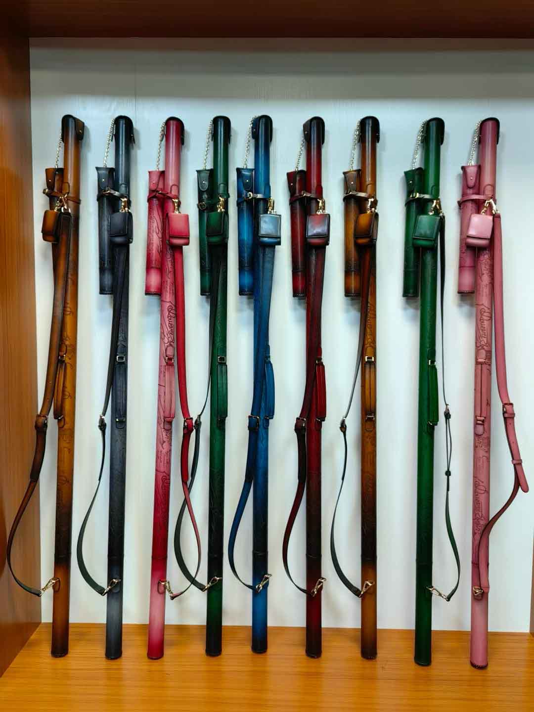 小牛皮台球杆